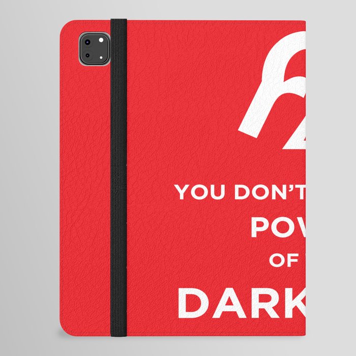 The Power of the Dark Side iPad Folio Case