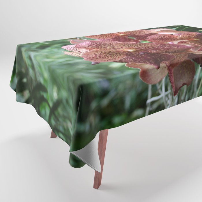 Tropical Flowers Orchids 03 Tablecloth
