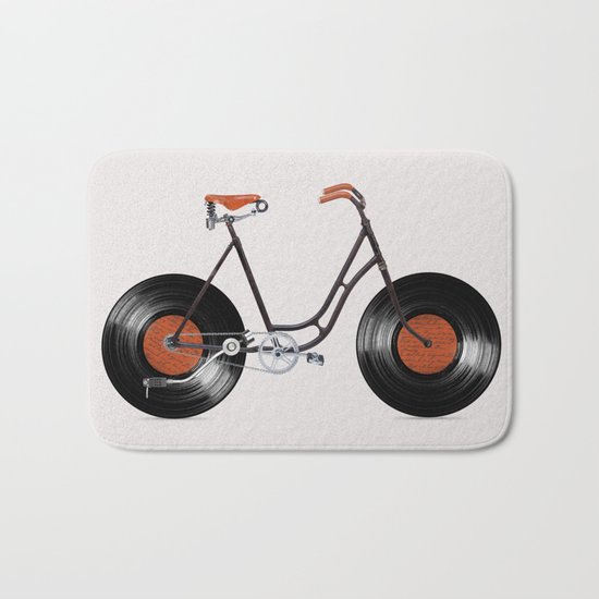 Vinyl Bike Bath Mat