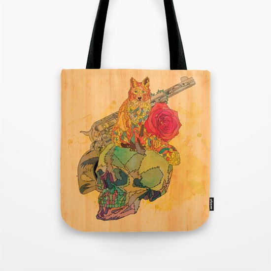 Fox & Rose Tote Bag