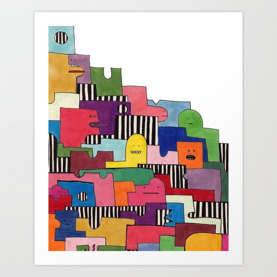Friendlies Art Print