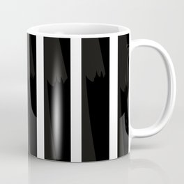 Black and white stripes pattern Coffee Mug