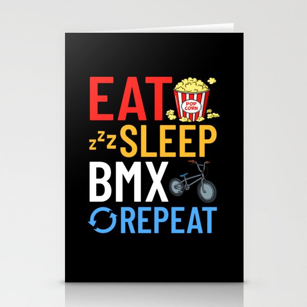 BMX Bike Racing Mini Freestyle Rider Stationery Cards