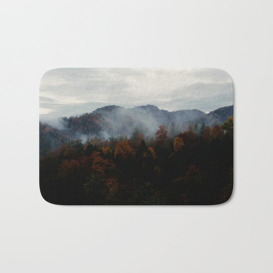 smokey forest Bath Mat