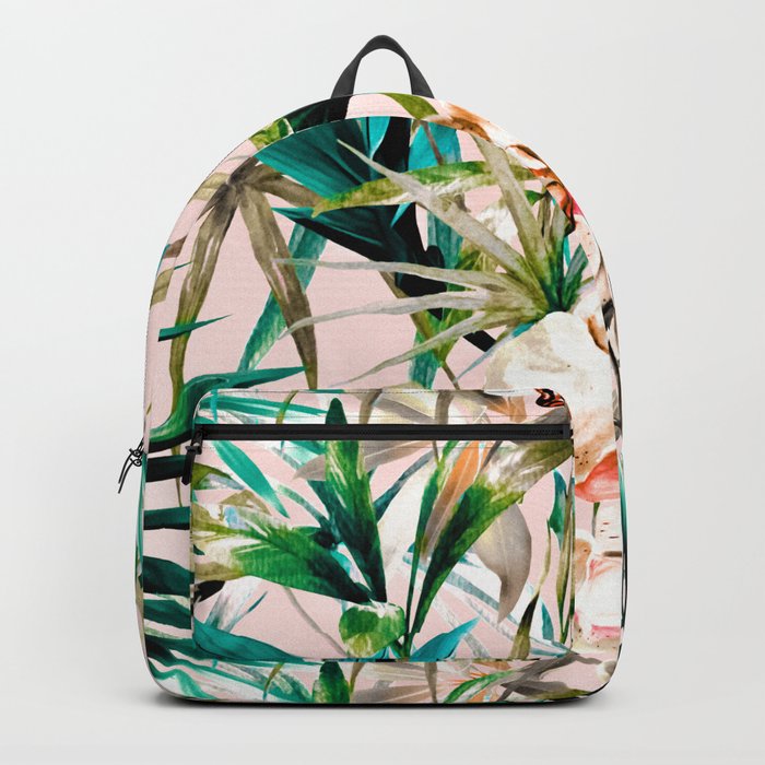 Pattern floral tropical 001 Backpack