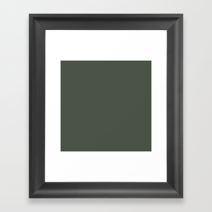 Thyme Green Framed Art Print