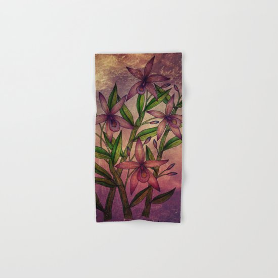 Orchid Hand & Bath Towel