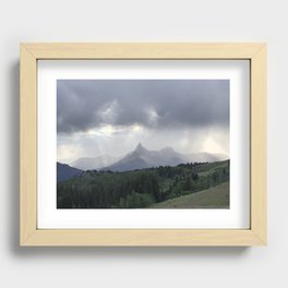 Misty Mountains Recessed Framed Print