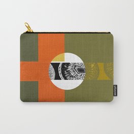 CONCEPT N8 Carry-All Pouch | Graphicdesign, Varicoloured, Geometric, Figural, Green, Digital, Pattern, Popart, Orange, Oval 
