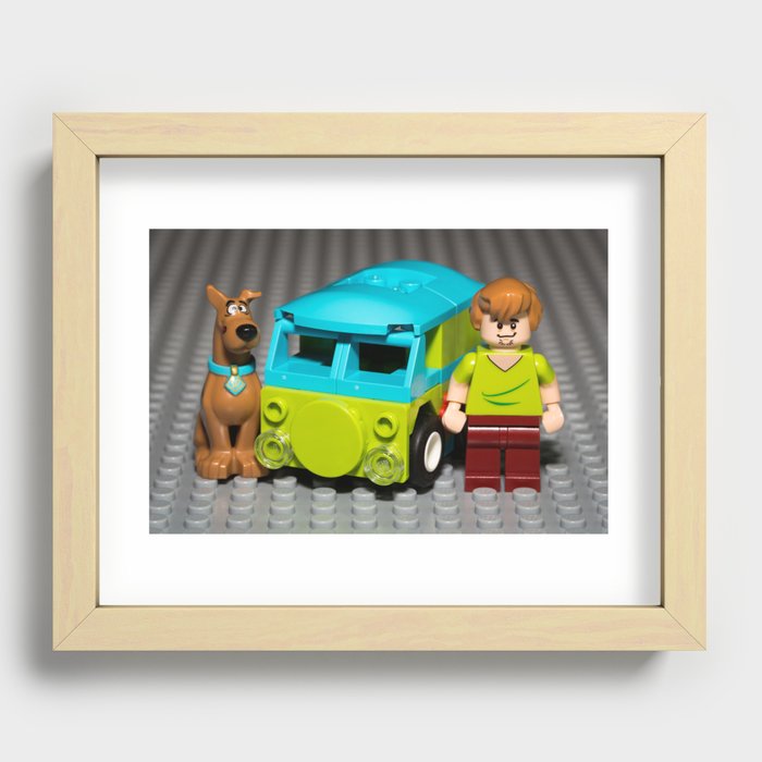 Shaggy and DOO Recessed Framed Print