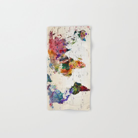 map Hand & Bath Towel
