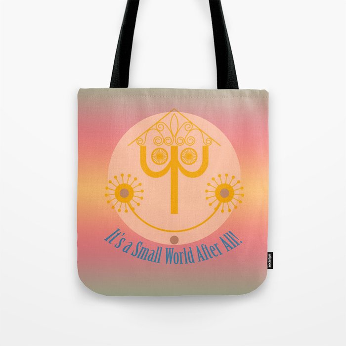 It's a Small World Tower Clock Tote Bag