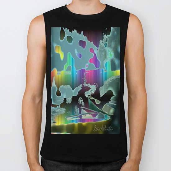 Rainbow Sail Biker Tank