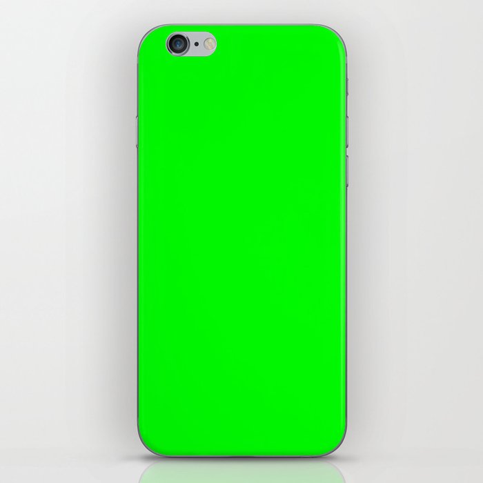 Lime Green iPhone Skin