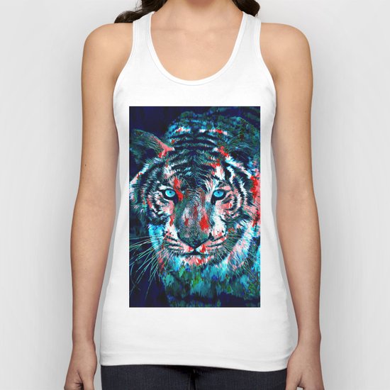 Artistic Tiger Unisex Tank Top