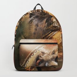 Owl Dreamcatcher Magic Word Backpack