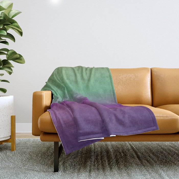 Plum colored shop throw blanket