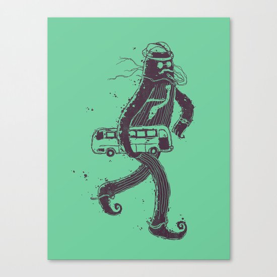 I Hate Taking The Bus To Work Canvas Print