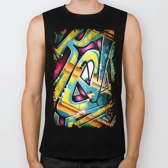 Graffiti E Biker Tank