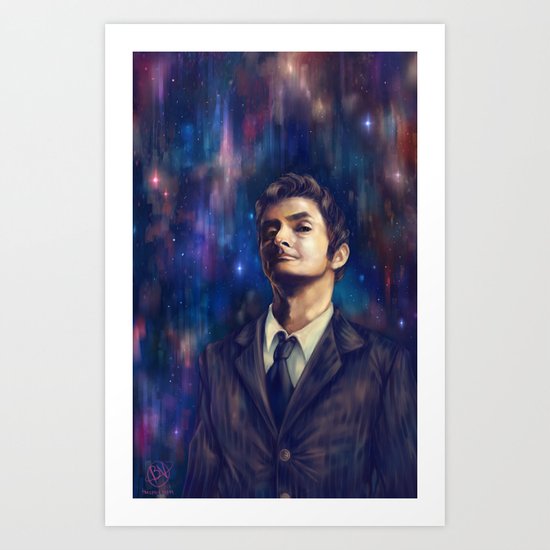 The Time Lord Art Print