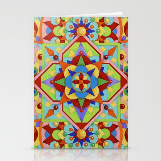 Chartres Mandala Stationery Cards