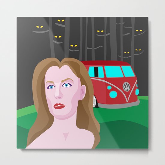 Did You Hear That? Metal Print