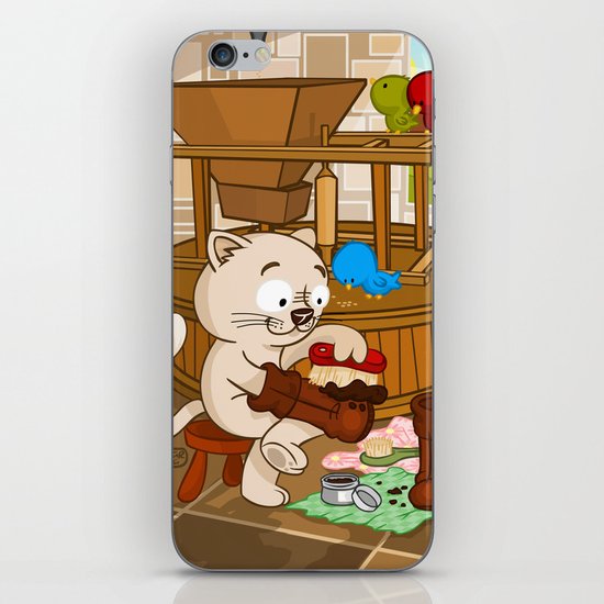 Puss in boots iPhone & iPod Skin