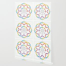 Kaleidoscope Mandala Geometric Pattern Wallpaper