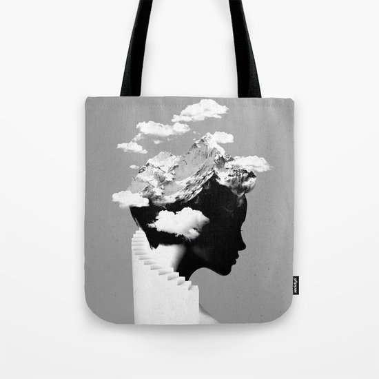 It's a cloudy day Tote Bag