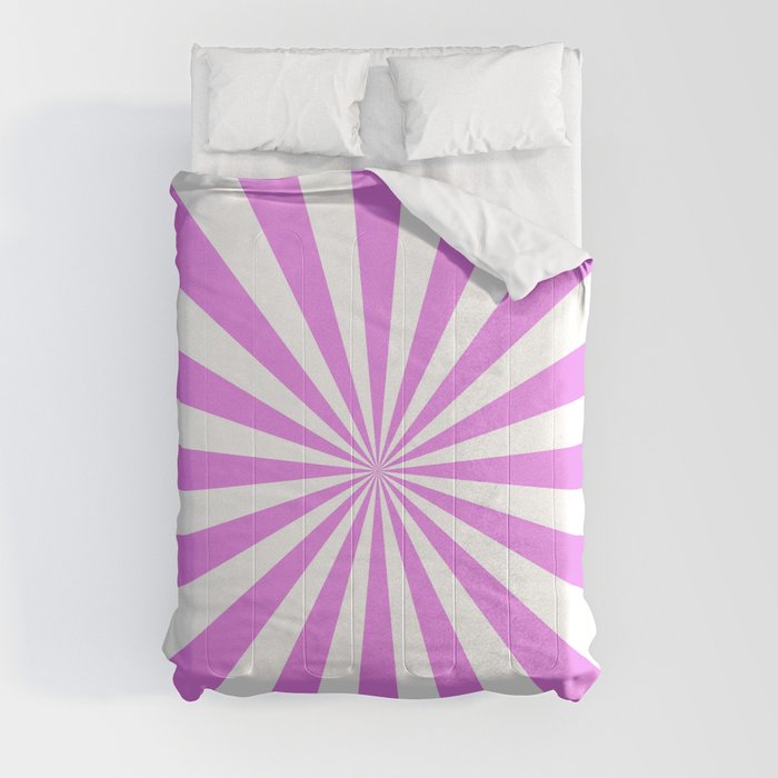Starburst (Violet/White) Comforter