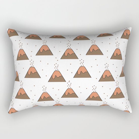 Volcano Pattern #1 Rectangular Pillow