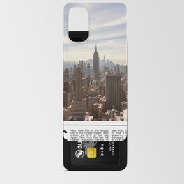 New York City Minimalism | Manhattan Skyline Android Card Case