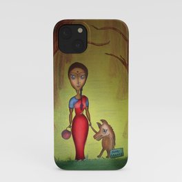 Red Riding Hood and the Little Bad Wolf iPhone Case