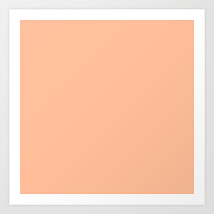 COLOR OF THE YEAR 2024. PEACH FUZZ Art Print