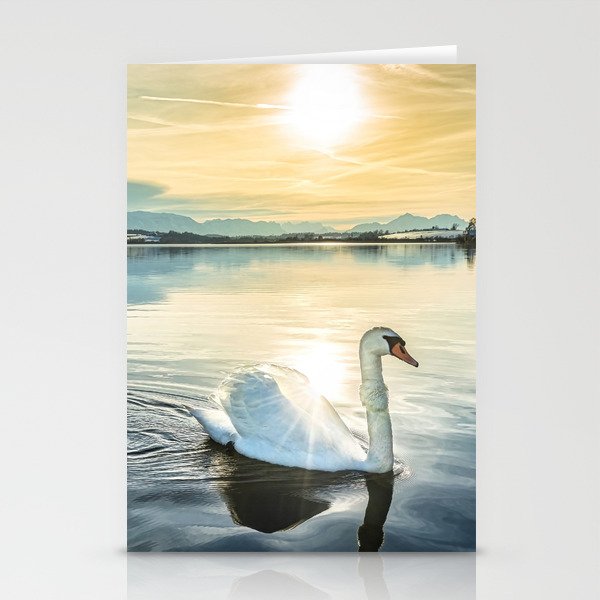 Swan Lake Stationery Cards