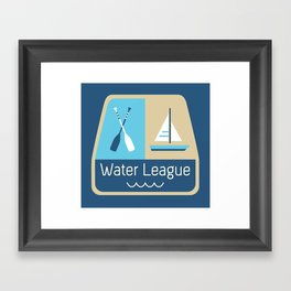 Water League Framed Art Print