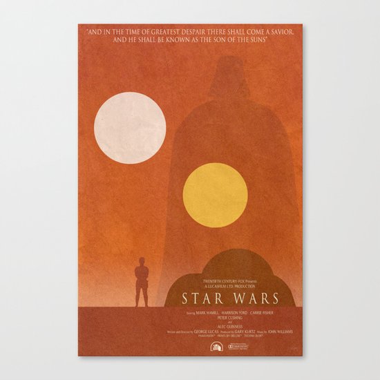 A New Hope Movie Poster Canvas Print