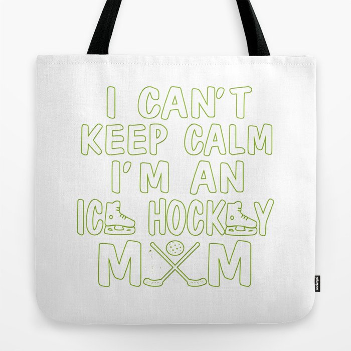 Hockey mom 2025 tote bag