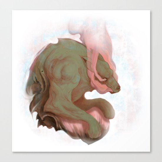 Pain Canvas Print