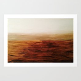 Desert Waves Art Print