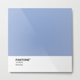 Pantone – Serenity Metal Print | 2016, 15 3919, Pantone, Serenity, Swatch, Pattern, Digital, Trend, Swatches, Forecast 