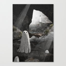 The Caves are Haunted Canvas Print