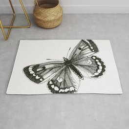 Clouded Yellow Butterfly Area & Throw Rug