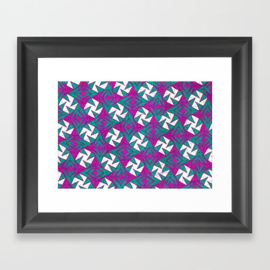 Eyes Framed Art Print