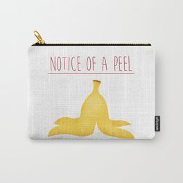 Notice Of A Peel Carry-All Pouch | Giftforlawyer, Lawyerpun, Law, Comic, Lawyergift, Banana, Funnypun, Lawyers, Illustration, Cartoon 