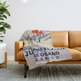 Vintage poster - Switzerland Throw Blanket