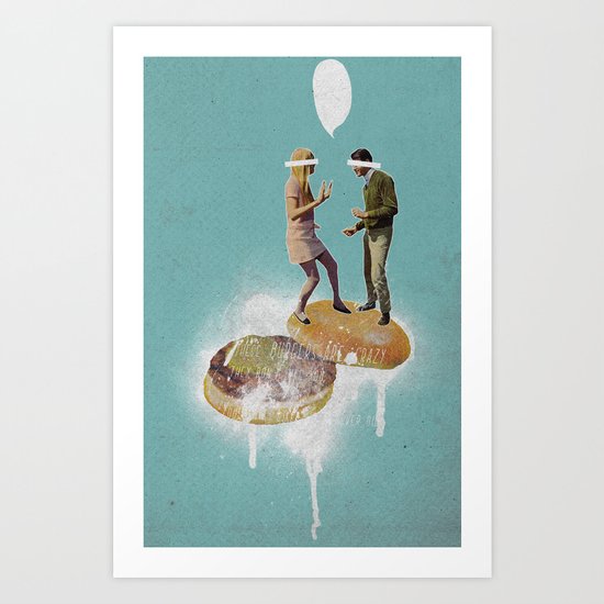 Danse Sale | Collage Art Print