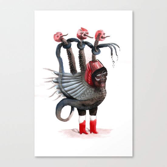 Old Beast Remake Canvas Print