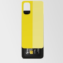 Bright Yellow Two Monotone Color Block Android Card Case