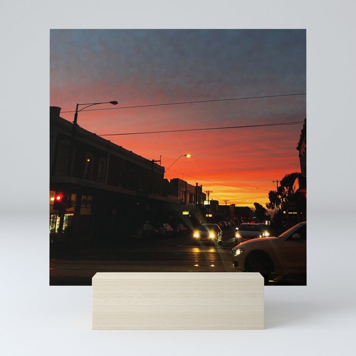 Sunset City Mini Art Print